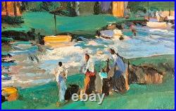 Tableau post-impressionniste et fauvisme Huile sur toile signée École française