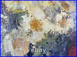 Tableau signé IDKA Cohen huile sur toile nature morte fleurs XXe encadré