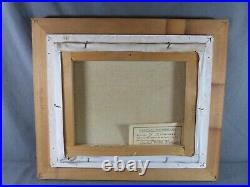 Tableau signé SCHILLINGER peinture à l'huile sur toile paysage de moulin