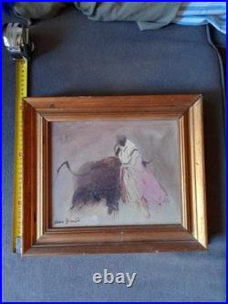 Tableaux de JUAN BENITO. Huile sur toile Matador