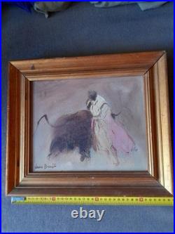 Tableaux de JUAN BENITO. Huile sur toile Matador