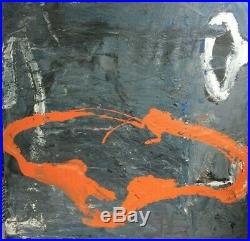Tony SOULIE (né en 1955) Nouvelle Abstraction, Volcan, HST 100X100 1989