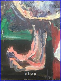 Très Belle Peinture Vive Hst Huile Sur Toile Signé Patrick Conty XXe Labyrinthe