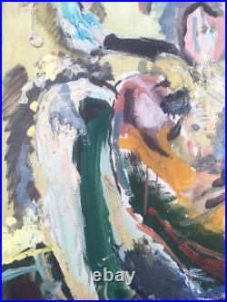 Très Belle Peinture Vive Hst Huile Sur Toile Signé Patrick Conty XXe Labyrinthe