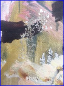 Très Belle Peinture Vive Hst Huile Sur Toile Signé Patrick Conty XXe Labyrinthe