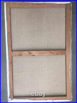 Très Belle Peinture Vive Hst Huile Sur Toile Signé Patrick Conty XXe Labyrinthe