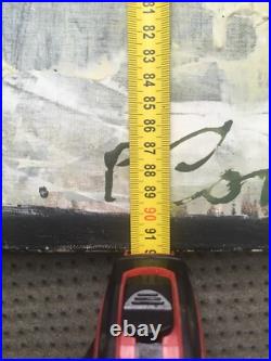 Très Belle Peinture Vive Hst Huile Sur Toile Signé Patrick Conty XXe Labyrinthe