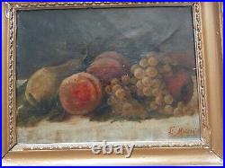 Très belle huile sur toile par Emile Munier (1810-1895)