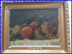 Très belle huile sur toile par Emile Munier (1810-1895)