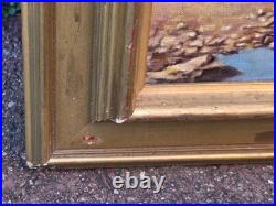 VICTOR COUSIN. Scène de Genre Orientalisme. Peinture huile sur toile signée