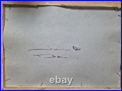 Valentin Samarine (1928-2025) Tableau Russian Art abstraction Signé Encadré