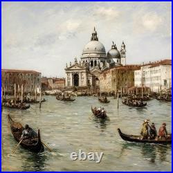 Venise, Le Mole à l'entrée du Grand Canal et la Salute