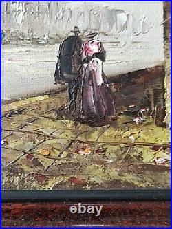 Venise Venezia peinture Huile sur toile William HOWARD Peintre du 19 ème