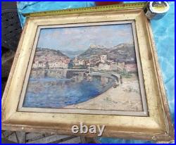 Victor Coste Peinture Sur Toile Port Méditerranéen
