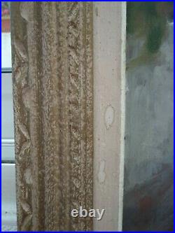 Vintage grande peinture Pays Basque / FANDANGO / FARANDOLE/danse Pays Basque