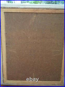 Vintage grande peinture Pays Basque / FANDANGO / FARANDOLE/danse Pays Basque