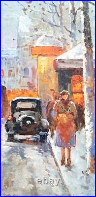 Walter Sita Huile sur toile 30x40 La Madeleine, Paris