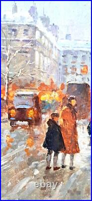 Walter Sita Huile sur toile 30x40 La Madeleine, Paris