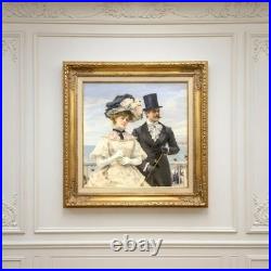 Week-end à Llandudno Acrylique sur toile 100x100 cm Ouvre unique