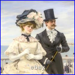 Week-end à Llandudno Acrylique sur toile 100x100 cm Ouvre unique