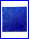Yves Klein Bleu Foncé Tableau Fait Main Monochrome Minimaliste 3D Relief