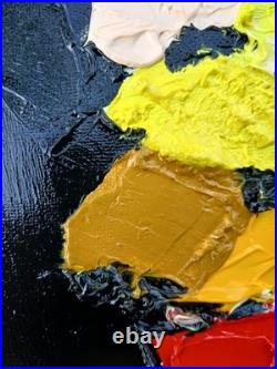 ZAEL, (cotation J. A Akoun) POT AUX FLEURS JAUNES